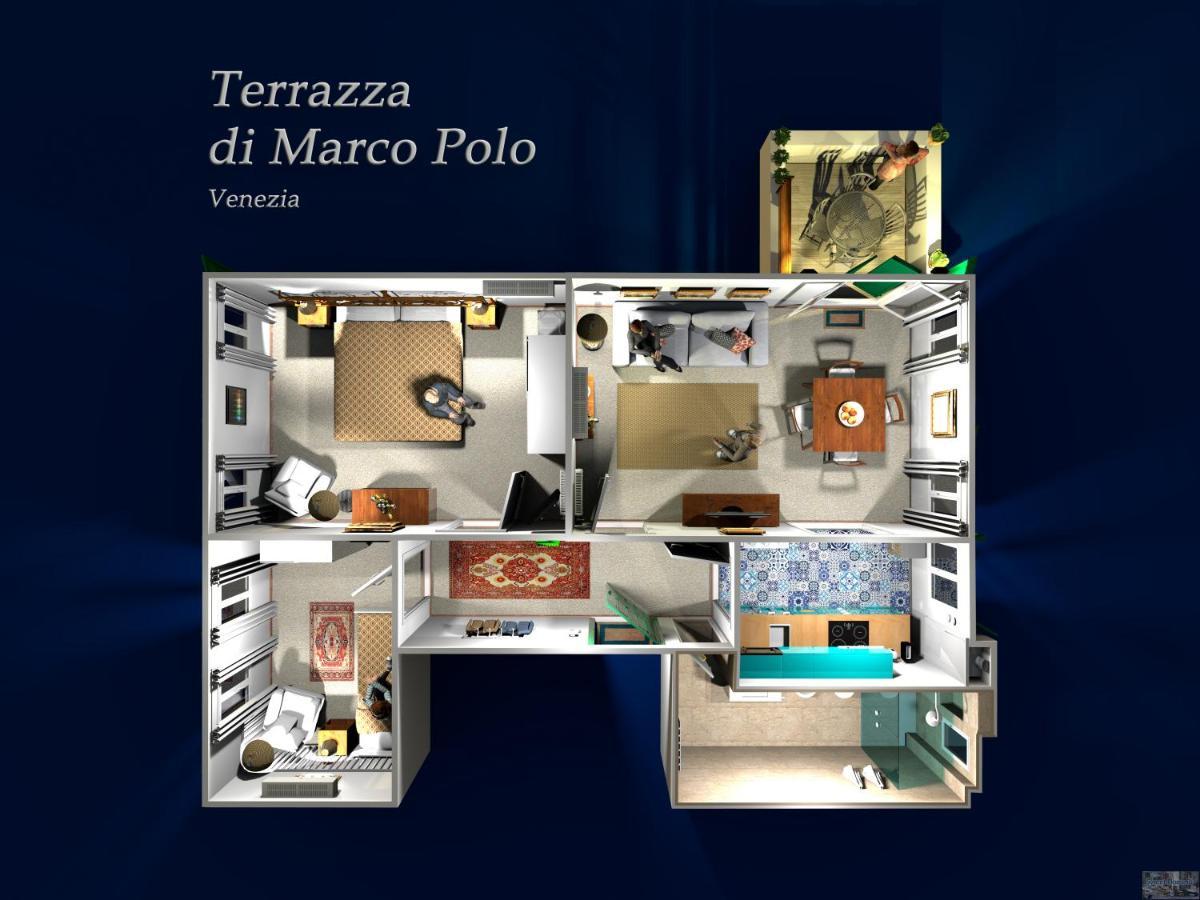 Ca' Terrazza Di Marco Polo Leilighet Venezia Eksteriør bilde